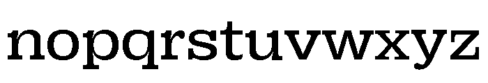 Right Slab Variable 38 Font LOWERCASE