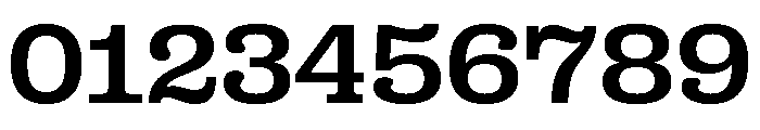 Right Slab Variable 39 Font OTHER CHARS