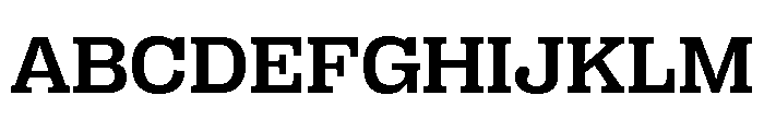 Right Slab Variable 39 Font UPPERCASE