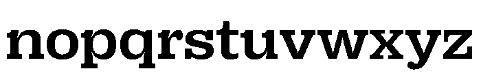 Right Slab Variable 39 Font LOWERCASE