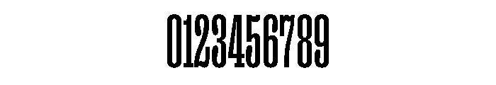 Right Slab Variable 4 Font OTHER CHARS
