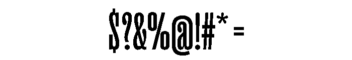 Right Slab Variable 4 Font OTHER CHARS