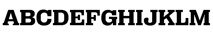 Right Slab Variable 40 Font UPPERCASE