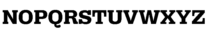 Right Slab Variable 40 Font UPPERCASE
