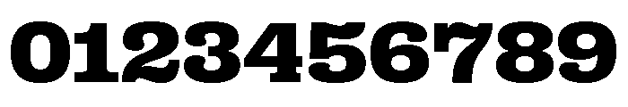 Right Slab Variable 41 Font OTHER CHARS