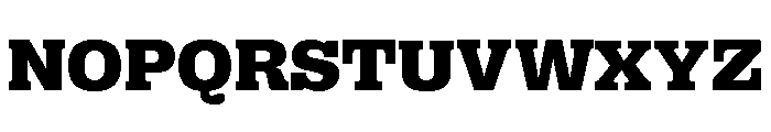 Right Slab Variable 41 Font UPPERCASE
