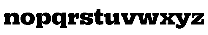 Right Slab Variable 41 Font LOWERCASE