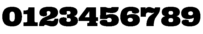 Right Slab Variable 42 Font OTHER CHARS