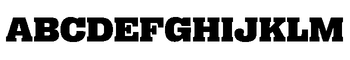 Right Slab Variable 42 Font UPPERCASE