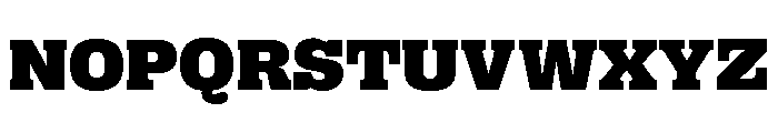 Right Slab Variable 42 Font UPPERCASE