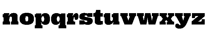 Right Slab Variable 42 Font LOWERCASE