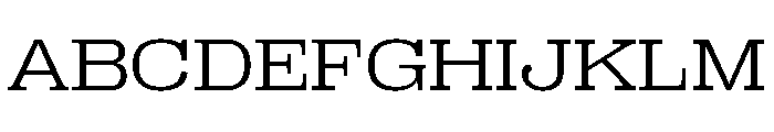 Right Slab Variable 44 Font UPPERCASE