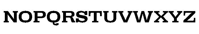 Right Slab Variable 46 Font UPPERCASE