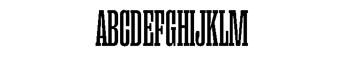 Right Slab Variable 4 Font UPPERCASE