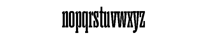Right Slab Variable 4 Font LOWERCASE