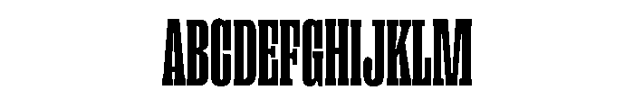 Right Slab Variable 6 Font UPPERCASE