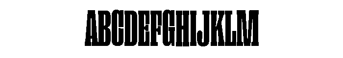 Right Slab Variable 7 Font UPPERCASE