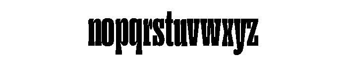 Right Slab Variable 7 Font LOWERCASE