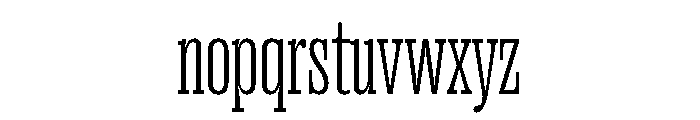 Right Slab Variable 8 Font LOWERCASE