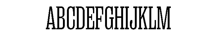 Right Slab Variable 9 Font UPPERCASE