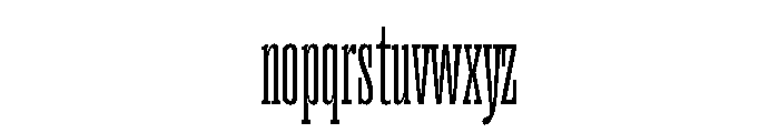 Right Slab Variable Font LOWERCASE