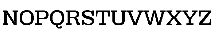 Right Slab Wide Variable 3 Font UPPERCASE
