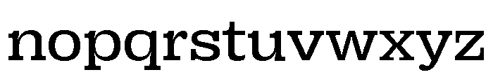 Right Slab Wide Variable 3 Font LOWERCASE