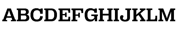 Right Slab Wide Variable 4 Font UPPERCASE