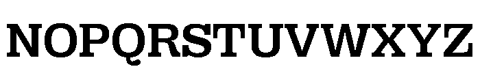 Right Slab Wide Variable 4 Font UPPERCASE