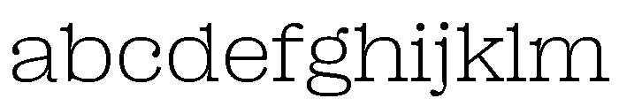 Right Slab Wide Variable FONT
