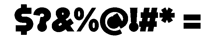 Rillus Extrabold Font OTHER CHARS