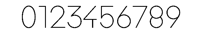 Rillus Extralight Font OTHER CHARS