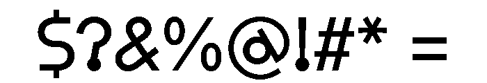 Rillus Regular Font OTHER CHARS