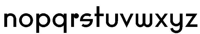 Rillus Regular Font LOWERCASE