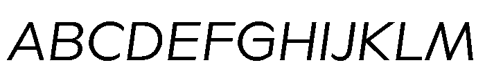Ritma BookItalic Font UPPERCASE