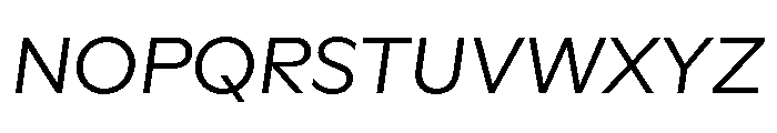 Ritma BookItalic Font UPPERCASE