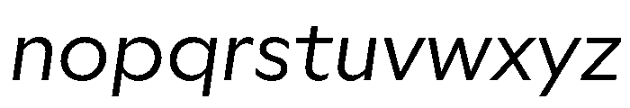 Ritma BookItalic Font LOWERCASE