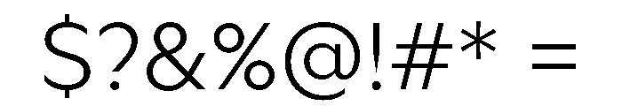 Ritma Light Font OTHER CHARS