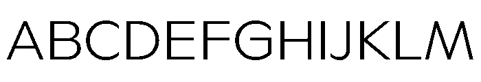 Ritma Light Font UPPERCASE