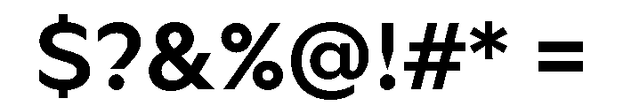 Ritma Semibold Font OTHER CHARS