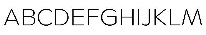 Ritma Thin Font UPPERCASE