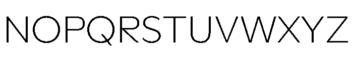 Ritma Thin Font UPPERCASE