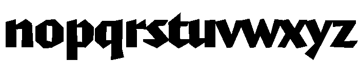 Ritme Black Font LOWERCASE