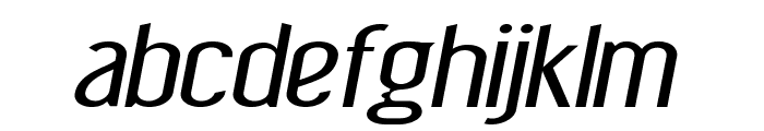 Riga-Italic Font LOWERCASE