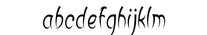 Rimple-CondensedRegular Font LOWERCASE