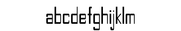 Riteon-CondensedRegular Font LOWERCASE