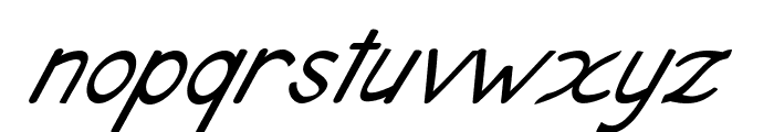 Riverdale-BoldItalic Font LOWERCASE