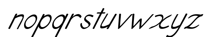 Riverdale-Italic Font LOWERCASE