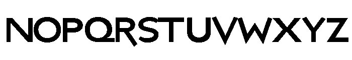 Ribjoint Regular Font UPPERCASE