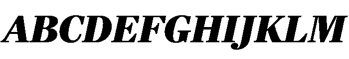 Richmond Display Black Italic Font UPPERCASE
